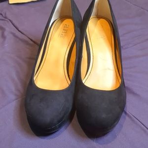 a.n.a Kenny Wedge Heels. Black.